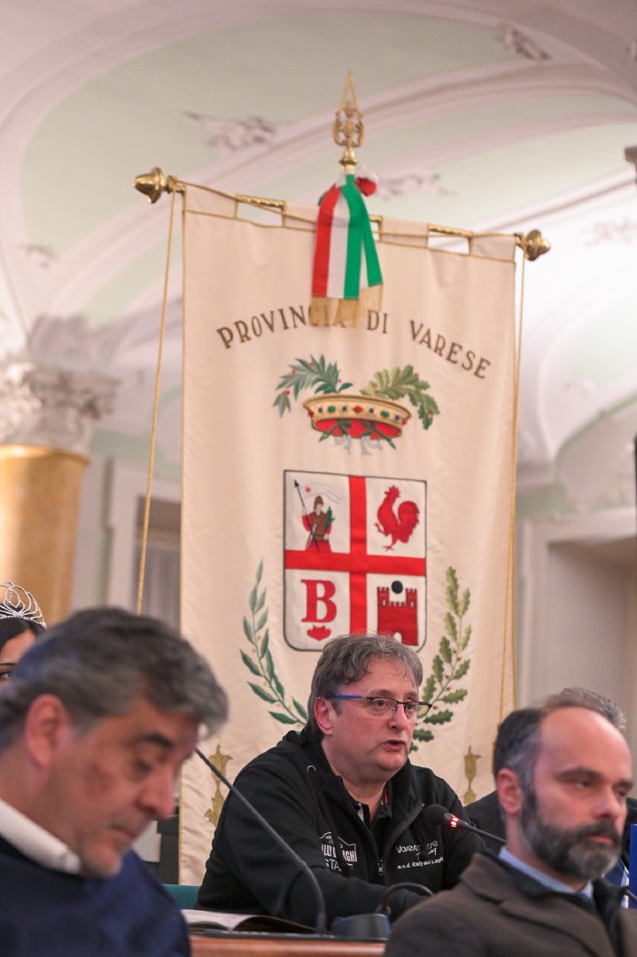 VARESE PRESENTAZIONE RALLY INTERNAZIONALE DEI LAGHI 2024 - VILLA RECALCATI NELLA FOTO ANDREA SABELLA