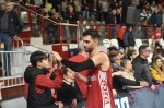 VARESE. BASKET LBA. OPENJOBMETIS VARESE - NUTRIBULLET BASKET TREVISO NELLA FOTO MORETTI E TIFOSI