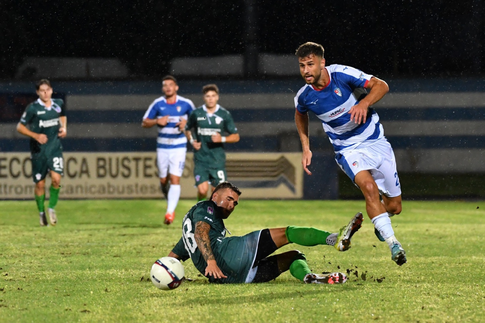 BUSTO ARSIZIO CALCIO SERIE C COPPA ITALIA AURORA PRO PATRIA VS. PRO VERCELLI NELLA FOTO ELJON TOCI