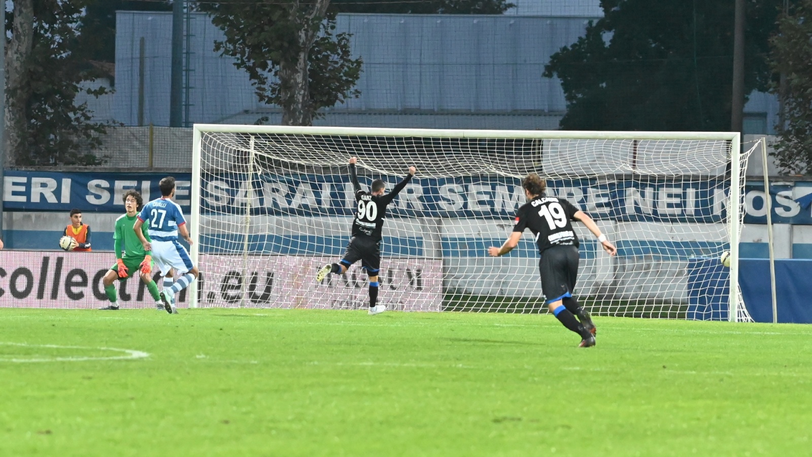 BUSTO ARSIZIO PRO PATRIA NOVARA CALCIO NELLA FOTO GOL NOVARA