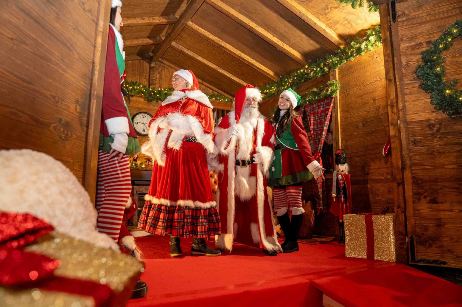 BUSTO ARSIZIO VIA CAVALLOTTI ACCENSIONE ALBERO DI NATALE SFILATA DI NATALE