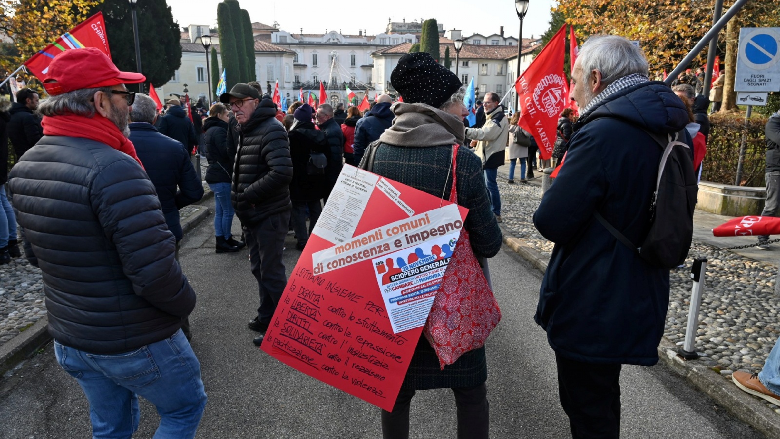 VARESE SCIOPERO GENERALE 29 NOVEMBRE PER CAMBIARE LA MANOVRA DI BILANCIO