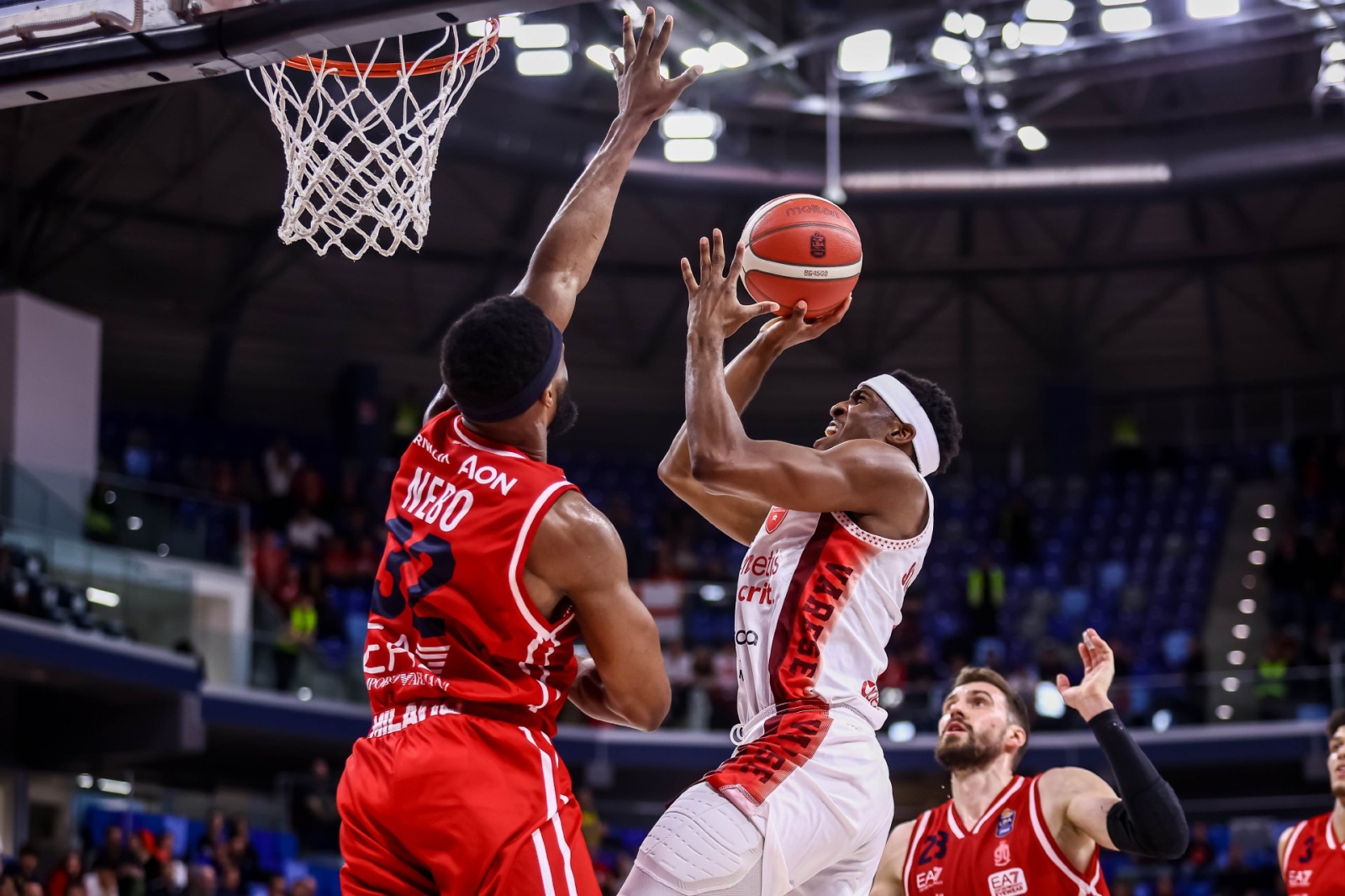Carlos Jr Stewart EA7 Emporio Armani Milano - Openjobmetis Varese Legabasket Serie A Unipol 2025/2026 17a giornata Milano, 26/01/2025 Foto Susanna Arioli / Ciamillo-Castoria