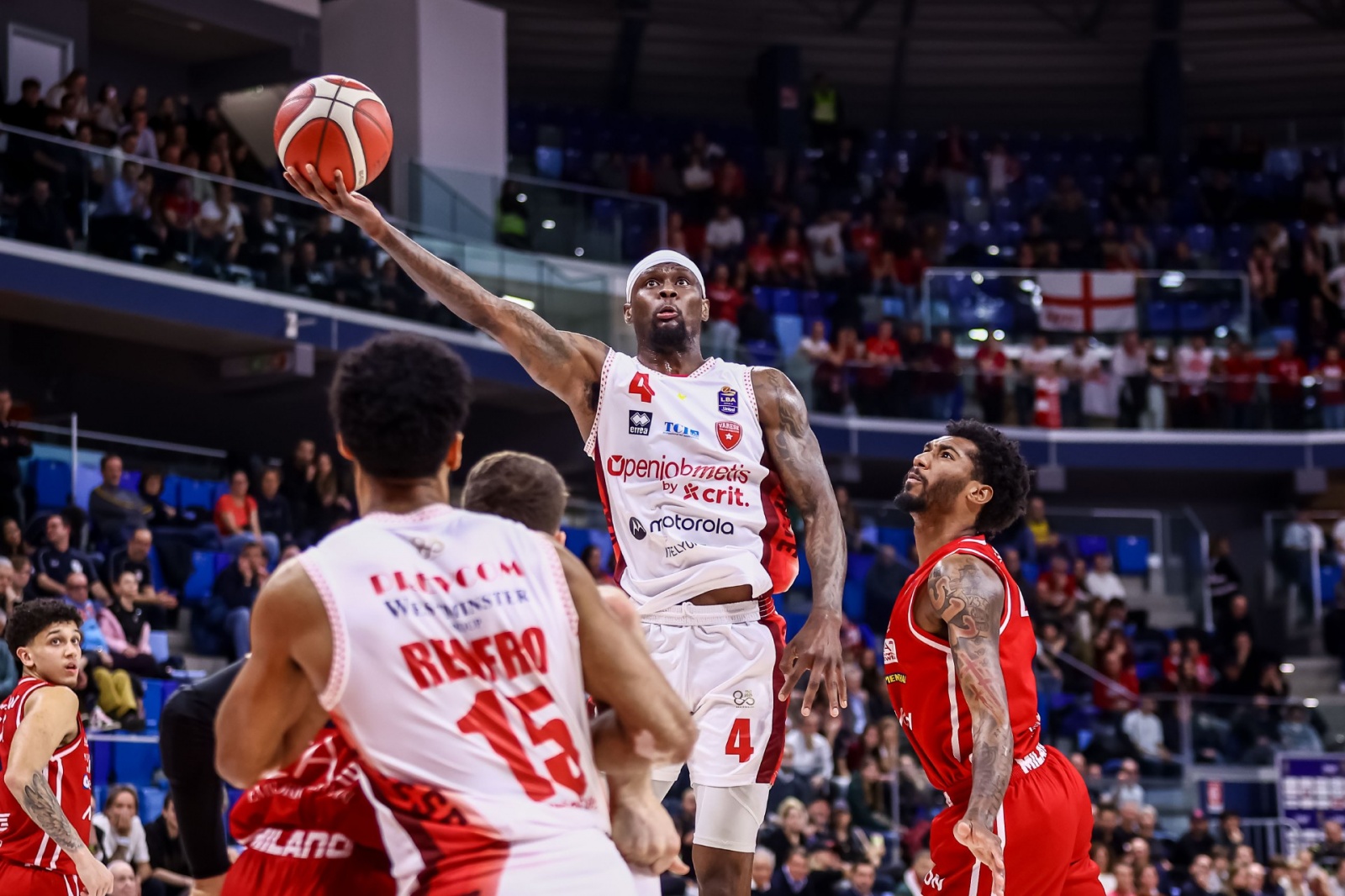 Tazé Moore EA7 Emporio Armani Milano - Openjobmetis Varese Legabasket Serie A Unipol 2025/2026 17a giornata Milano, 26/01/2025 Foto Susanna Arioli / Ciamillo-Castoria