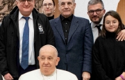 Il luinese Francesco Salvi dal Papa