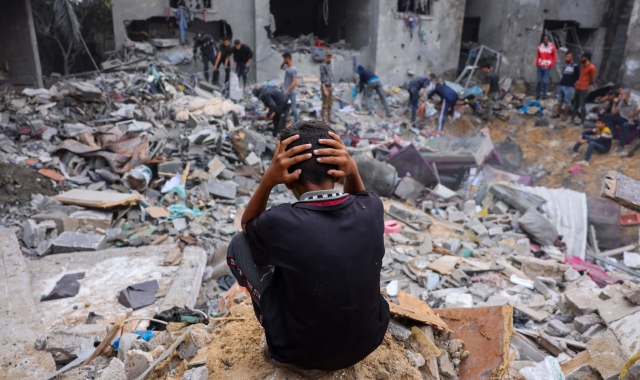 Uno dei bombardamenti avvenuti nella guerra tra Hamas e Israele (Foto Archivio)