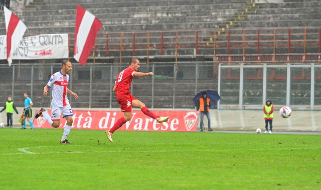 All’andata il Varese aveva superato l’Alba per 1-0, gol di Banfi (foto Blitz)