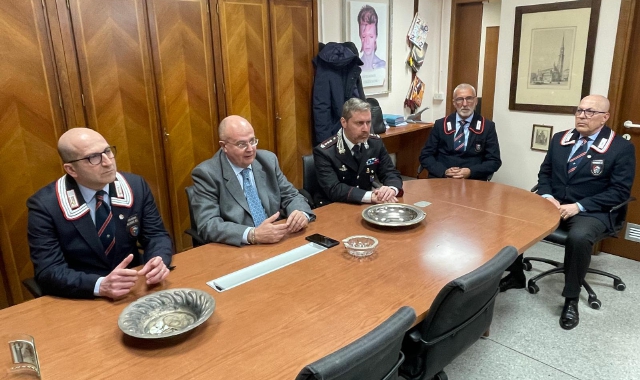 La convenzione tra gli uffici diretti dal procuratore capo Antonio Gustapane e l'Associazione Nazionale Carabinieri (Anc) Sezione di Varese (Foto Blitz)