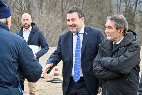 Salvini a Varese per i 40 anni della Lega