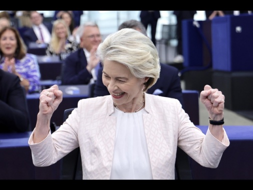 Von der Leyen, '41 voti sopra maggioranza, mostra fiducia'