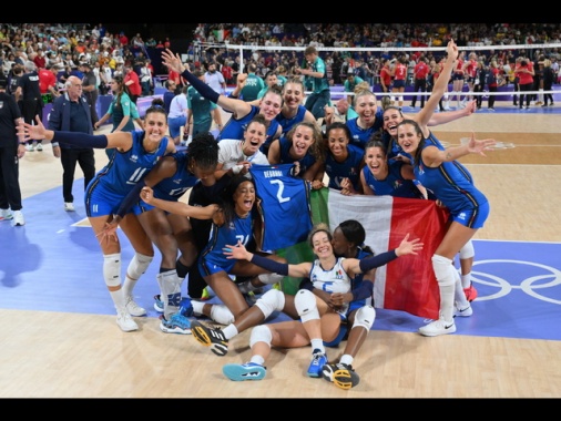 Italvolley di Velasco oro, e' 12/o Italia a Parigi