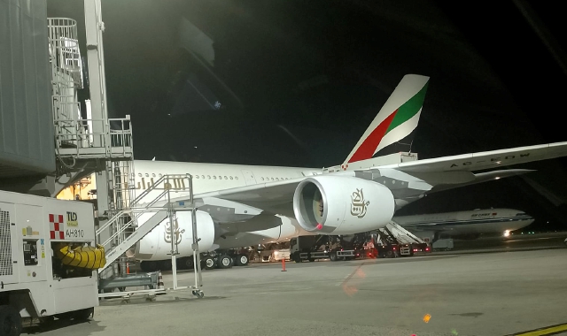 Volo Emirates problemi in fase di atterraggio