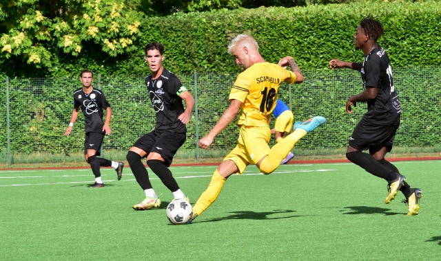 L’ultima sfida tra Solbiatese e Legnano ad agosto 2022 (foto Domenico Ghiotto/BLITZ)