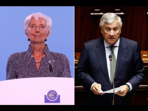 Tajani, Lagarde? Rivendico il diritto di commentare la Bce