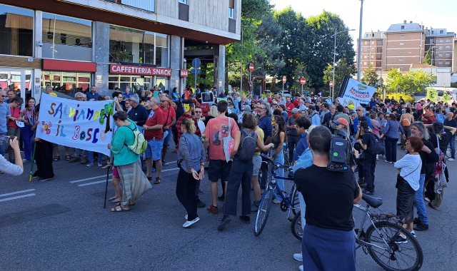 Via Curtatone, la protesta non si ferma