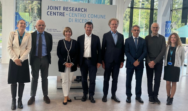 Giorgio Gori in visita al Jrc di Ispra