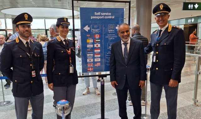 L’ambasciatore emiratino a Malpensa