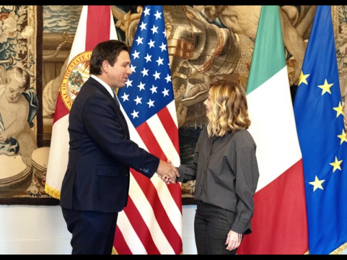 DeSantis, 'grazie Meloni, crescano le relazioni Florida-Italia'