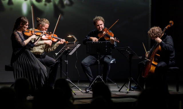 Il quartetto d’archi mdi ensemble (foto Archivio)