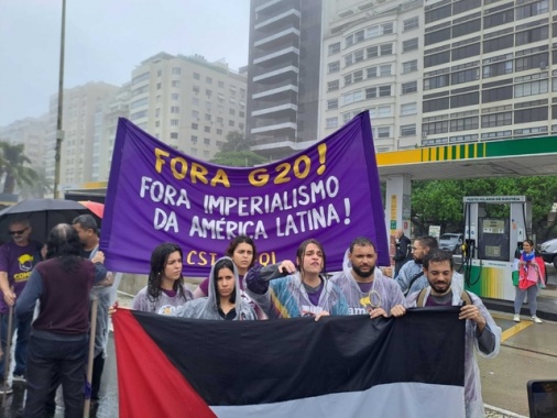 Prime proteste a Rio contro il G20, 'fuori gli imperialisti'