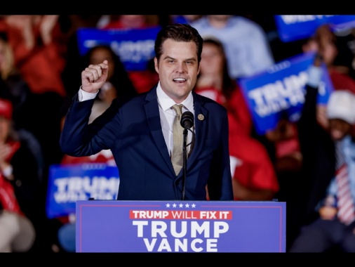 ++ 'Trump determinato,vuole Gaetz ministro Giustizia al 100%' ++