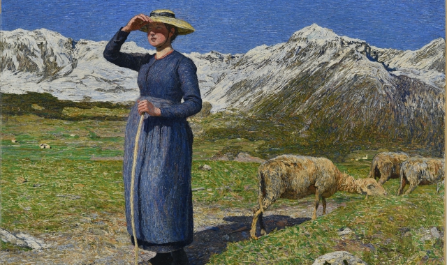 «Mezzogiorno sulle Alpi» di Giovanni Segantini