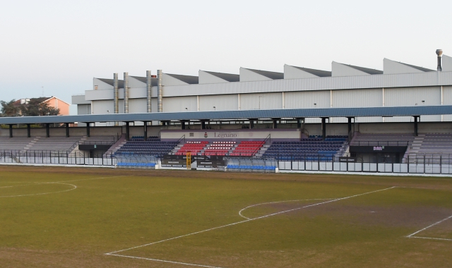 Lo stadio Giovanni Mari di Legnano