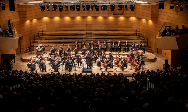 L’orchestra dei Pomeriggi musicali (foto Ansa)