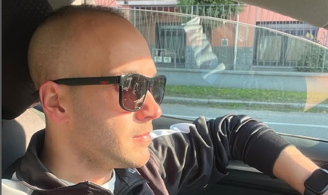 Davide Semprevivo in una foto pubblicata sul suo profilo Instagram