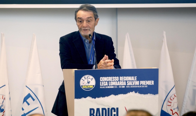 L’intervento di Attilio Fontana al congresso lombardo della Lega