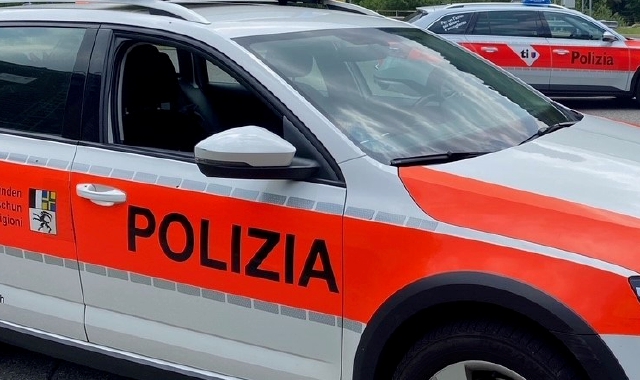 Sul posto sono intervenuti polizia cantonale, polizia comunale della città di Lugano e croce verde (foto Archivio)