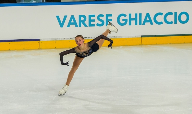 Ginevra Negrello all’Acinque Ice Arena (foto Andrea Cogotti, Blitz)