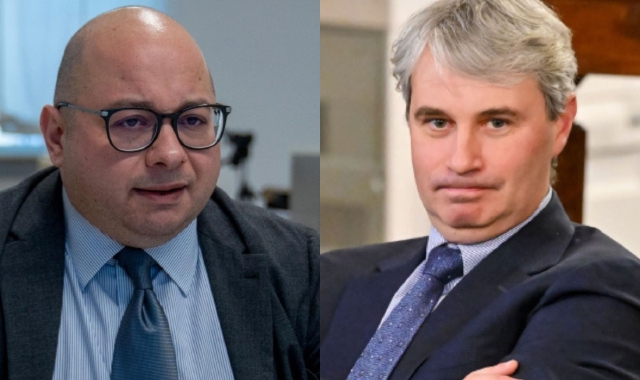 Il segretario della Lega, Marco Bordonaro, e il sindaco Davide Galimberti