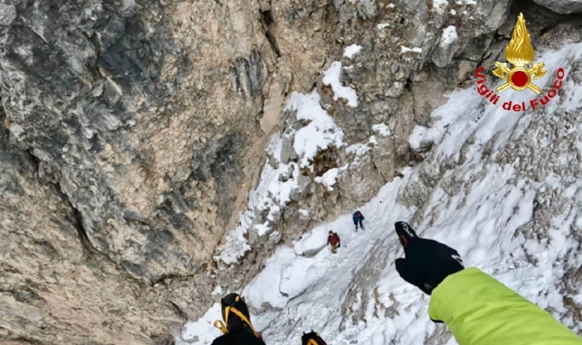 Bloccati in Grigna, salvati dal Drago di Malpensa