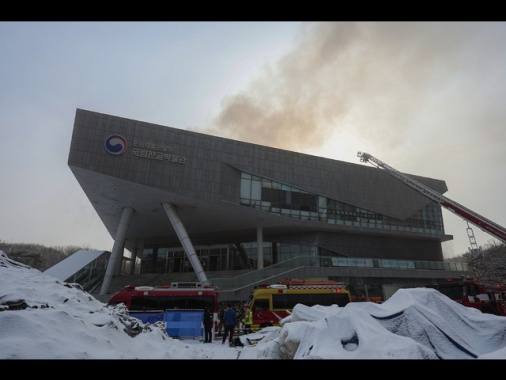 Corea del Sud, incendio in un importante museo di Seul