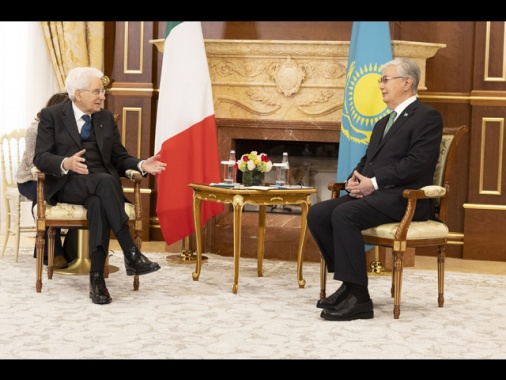 Mattarella ad Astana incontra presidente Kazakistan Tokayev