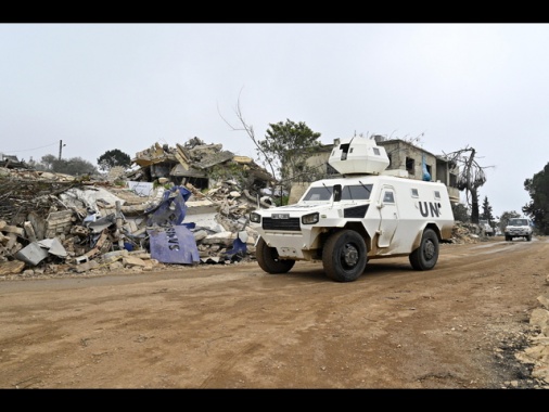 Unifil, casco blu ferito in esplosione mina nel Libano