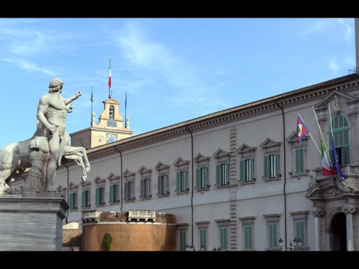 In corso pranzo di lavoro al Colle con Meloni e ministri