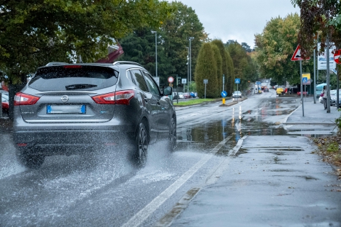 Una giornata di pioggia e temporali