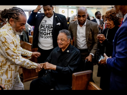 Il leader dei diritti Usa Jesse Jackson ricoverato in ospedale