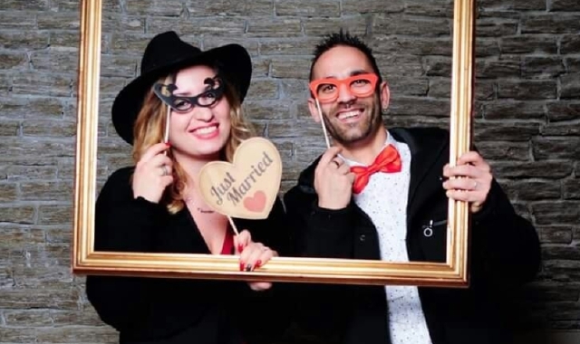 Veronica Pignata con il marito Giorgio Cizzico (foto Facebook)