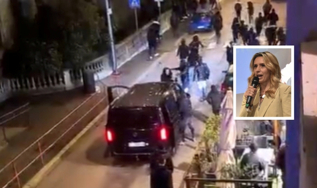 Il caos nei giorni scorsi in via Colo e nel riquadro Francesca Caruso