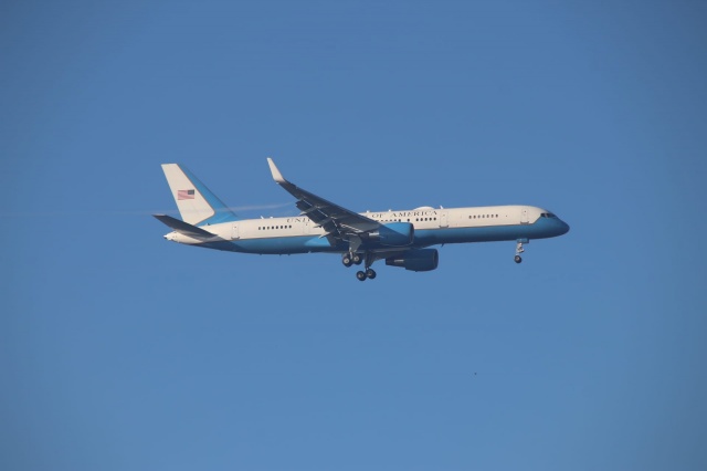 Air Force Two a Malpensa