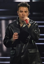 Italian singer Fedez performs on stage at the Ariston theatre during the 76th edition of the Sanremo Italian Song Festival, in Sanremo, Italy, 25 February 2026. The music festival will run from 24 to 28 February 2026. ANSA/RICCARDO ANTIMIANI