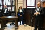 VARESE. GIURAMENTO NUOVA PRESIDENTE TRIBUNALE, MARIOLINA PANASITI NELLA FOTO INTERVENTO PRESIDENTE CORTE DÕAPPELLO GIUSEPPE ONDEI