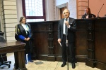 VARESE. GIURAMENTO NUOVA PRESIDENTE TRIBUNALE, MARIOLINA PANASITI NELLA FOTO INTERVENTO PRESIDENTE CORTE DÕAPPELLO GIUSEPPE ONDEI