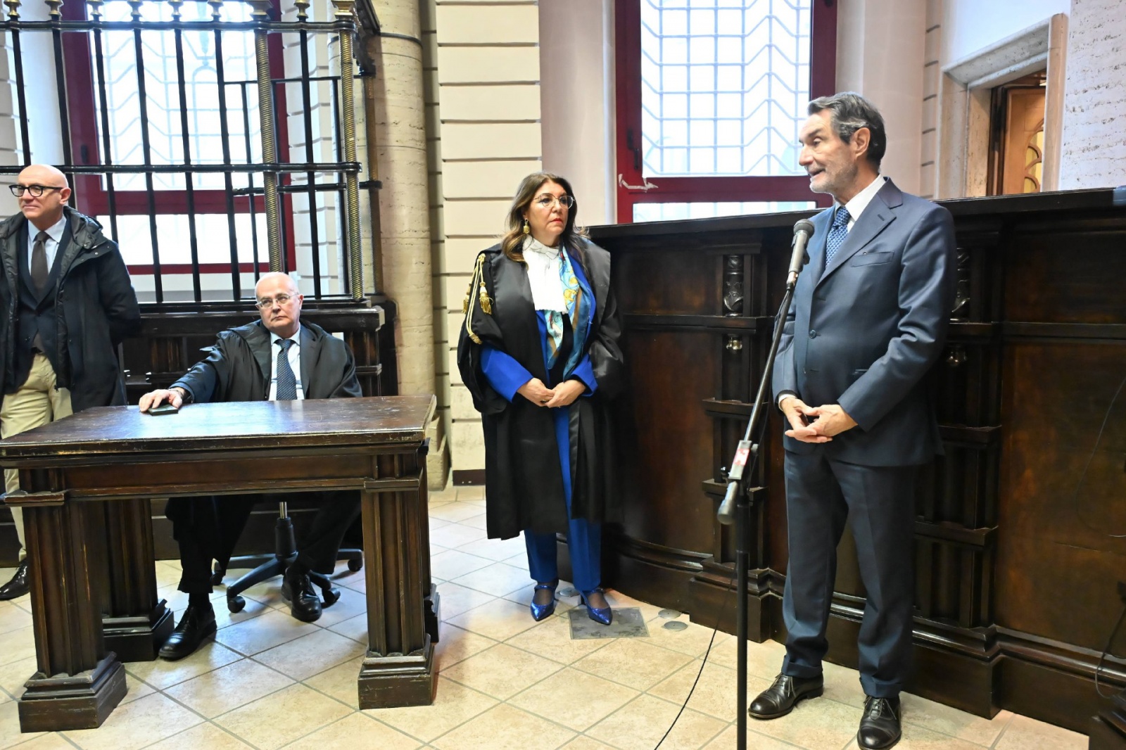 VARESE. GIURAMENTO NUOVA PRESIDENTE TRIBUNALE, MARIOLINA PANASITI NELLA FOTO INTERVENTO GOVERNATORE FONTANA