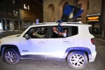 VARESE. FESTEGGIAMENTI TIFOSI INTER IN PIAZZA MONTE GRAPPA