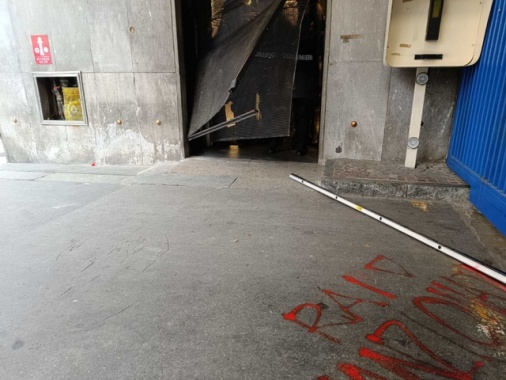 Blitz alla Rai del corteo di studenti a Torino