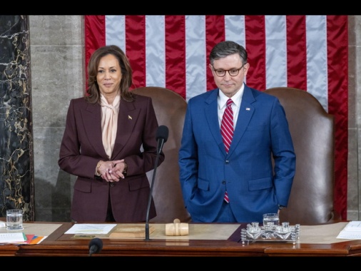 Harris dichiara ufficialmente Trump 47/o presidente Usa